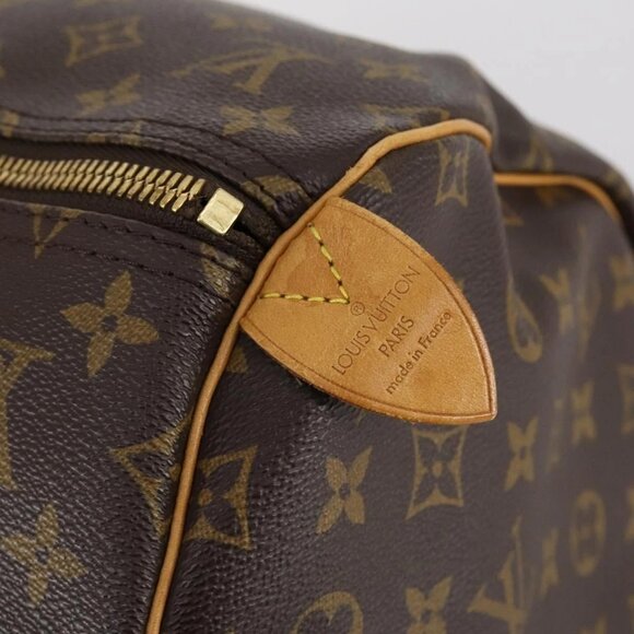 LOUIS VUITTON Monogram Keepall 55 Boston Bag M41424 LV Auth 141213 - Picture 12 of 16